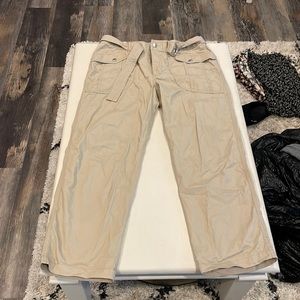 Ralph Lauren cargo pants with belt